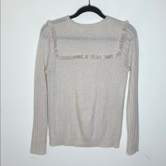 Joie | Wool Silk Ruffle Sweater - Picture 5 of 12